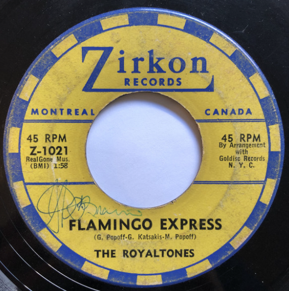 The Royaltones – Tacos / Flamingo Express - 45 RPM Single - 1960 VinylPursuit.com