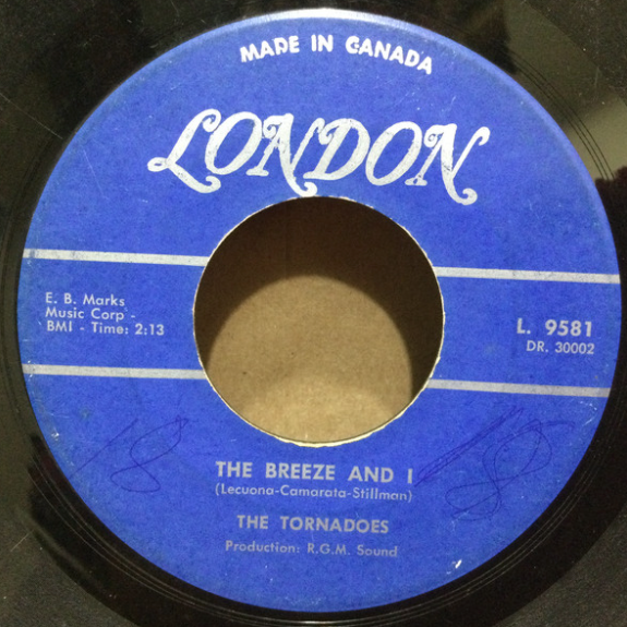 The Tornadoes – Ridin' The Wind/ The Breeze and I - 45 RPM Single VinylPursuit.com