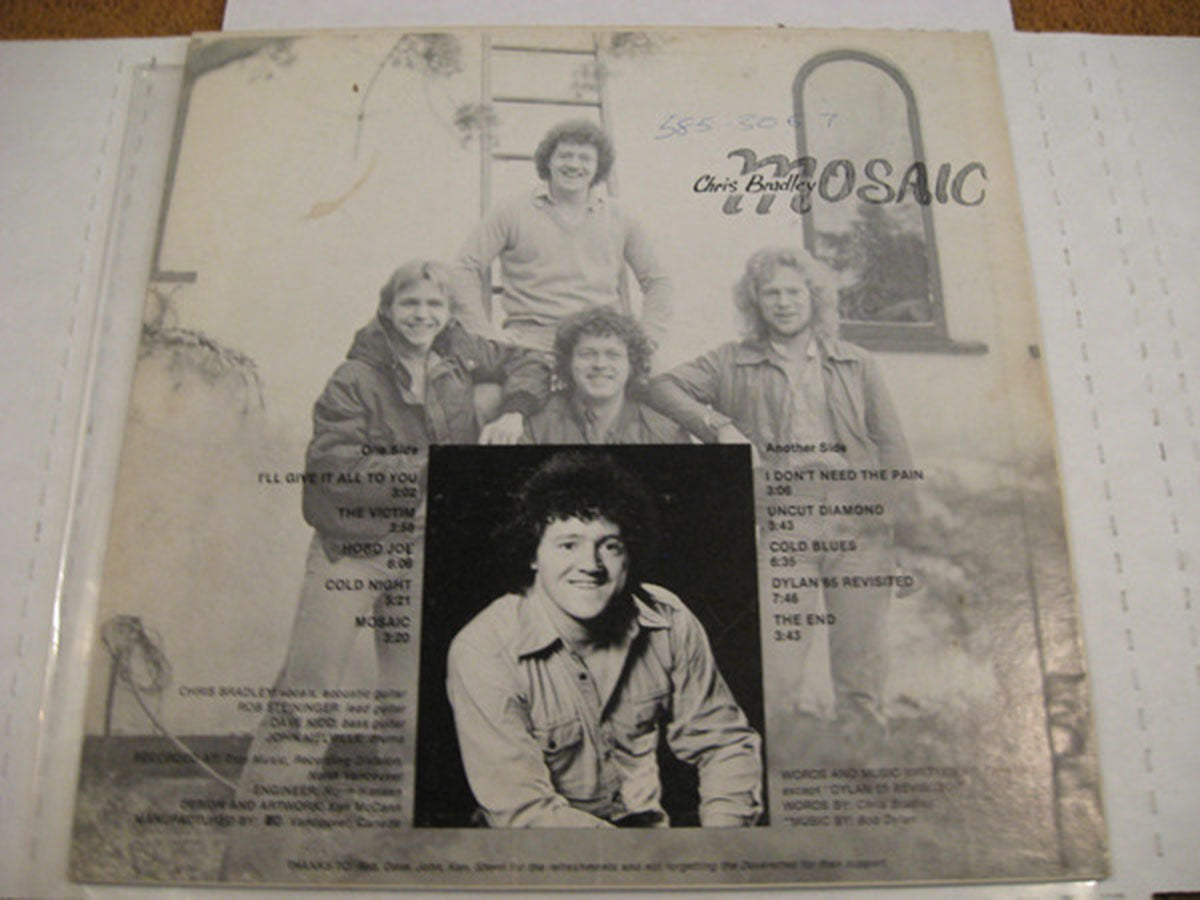 Chris Bradley – Mosaic - Rare VinylPursuit.com