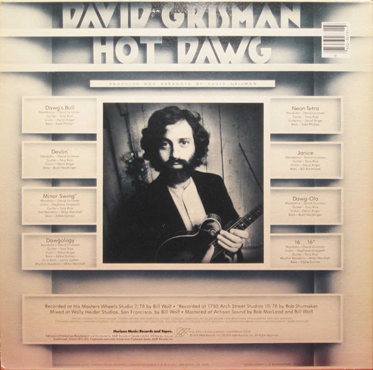 David Grisman – Hot Dawg VinylPursuit.com