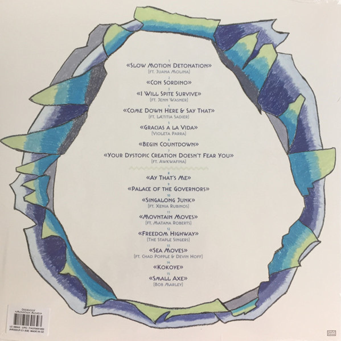 Deerhoof – Mountain Moves - BLUE SWIRL VINYL VinylPursuit.com