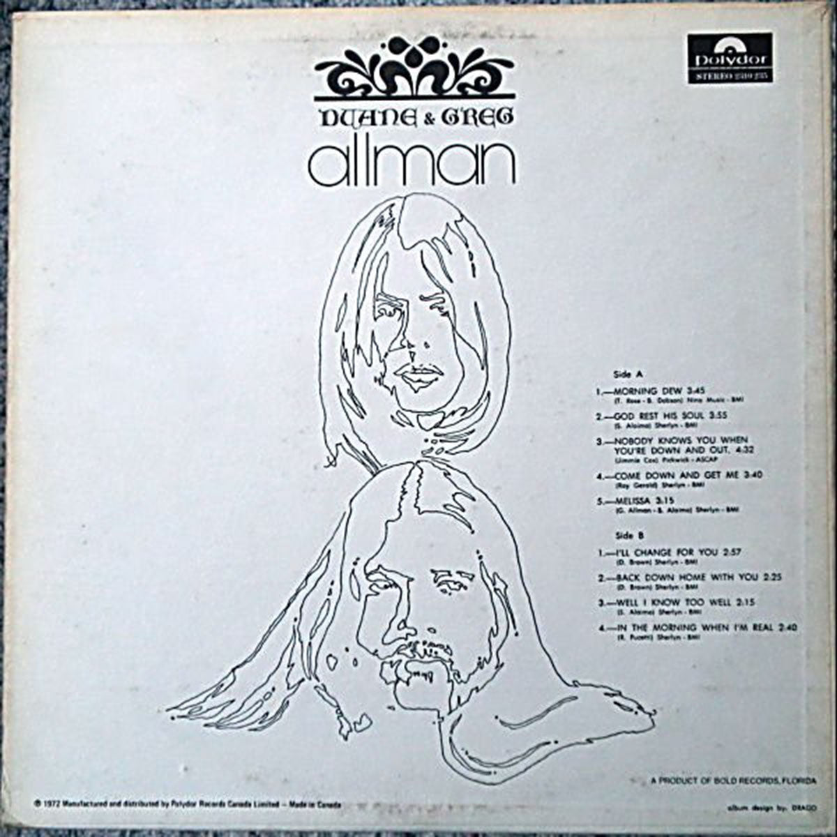 Duane & Greg Allman – Duane & Greg Allman - 1972 Pressing VinylPursuit.com