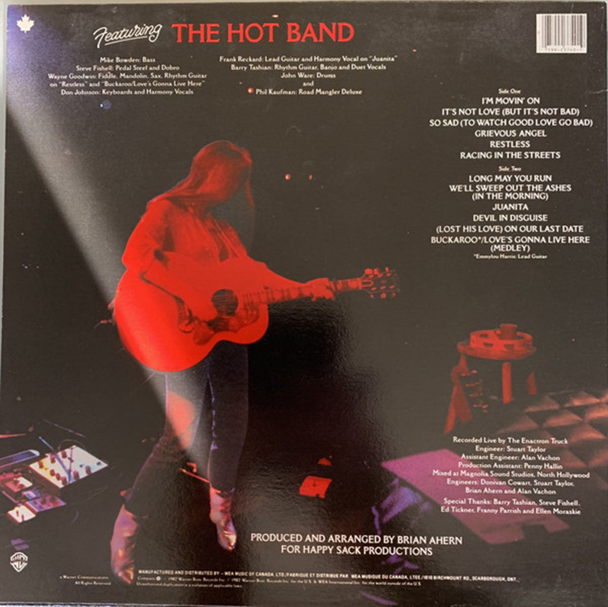 Emmylou Harris – Last Date - 1982 Original! VinylPursuit.com