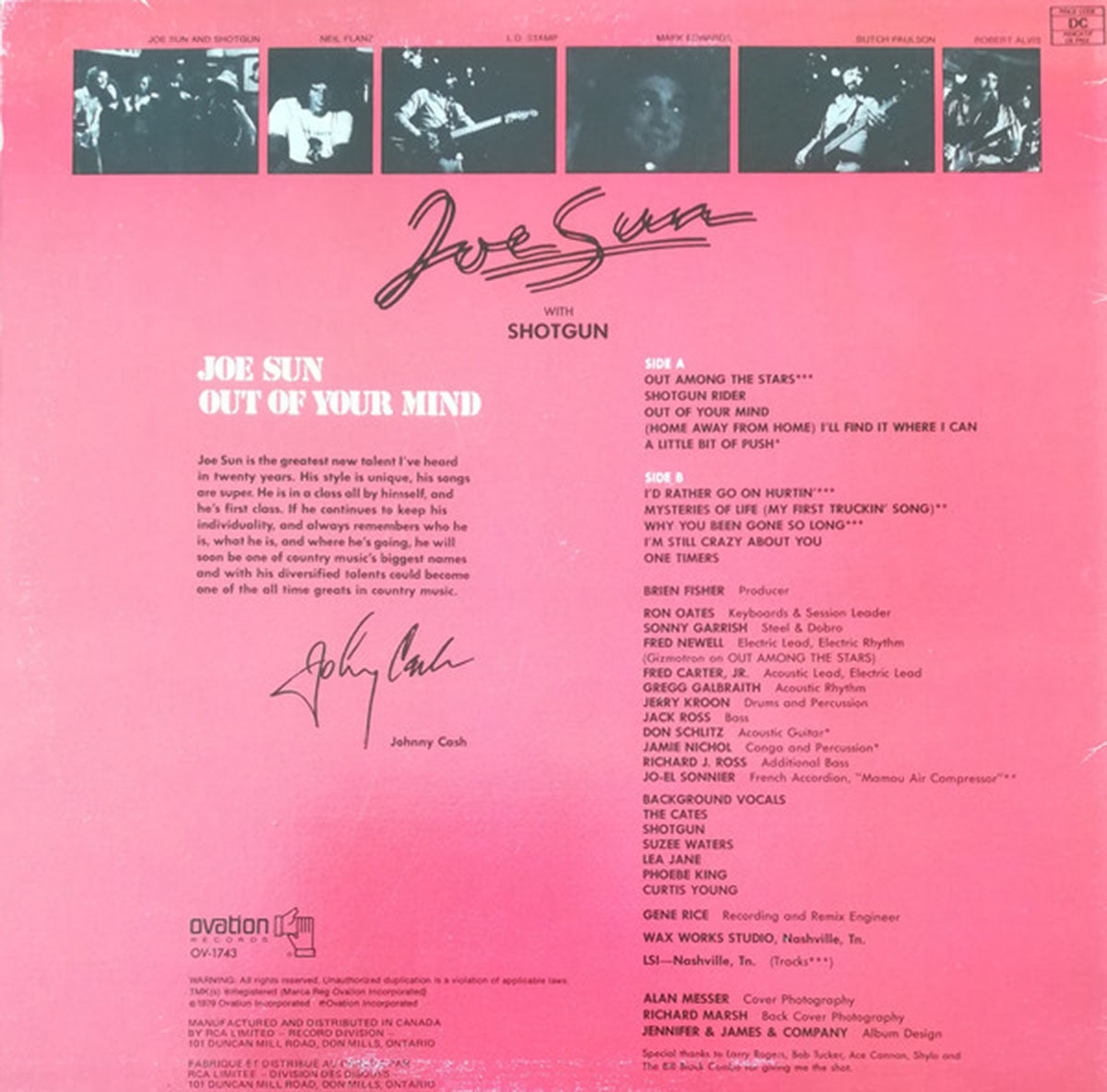 Joe Sun – Out Of Your Mind VinylPursuit.com