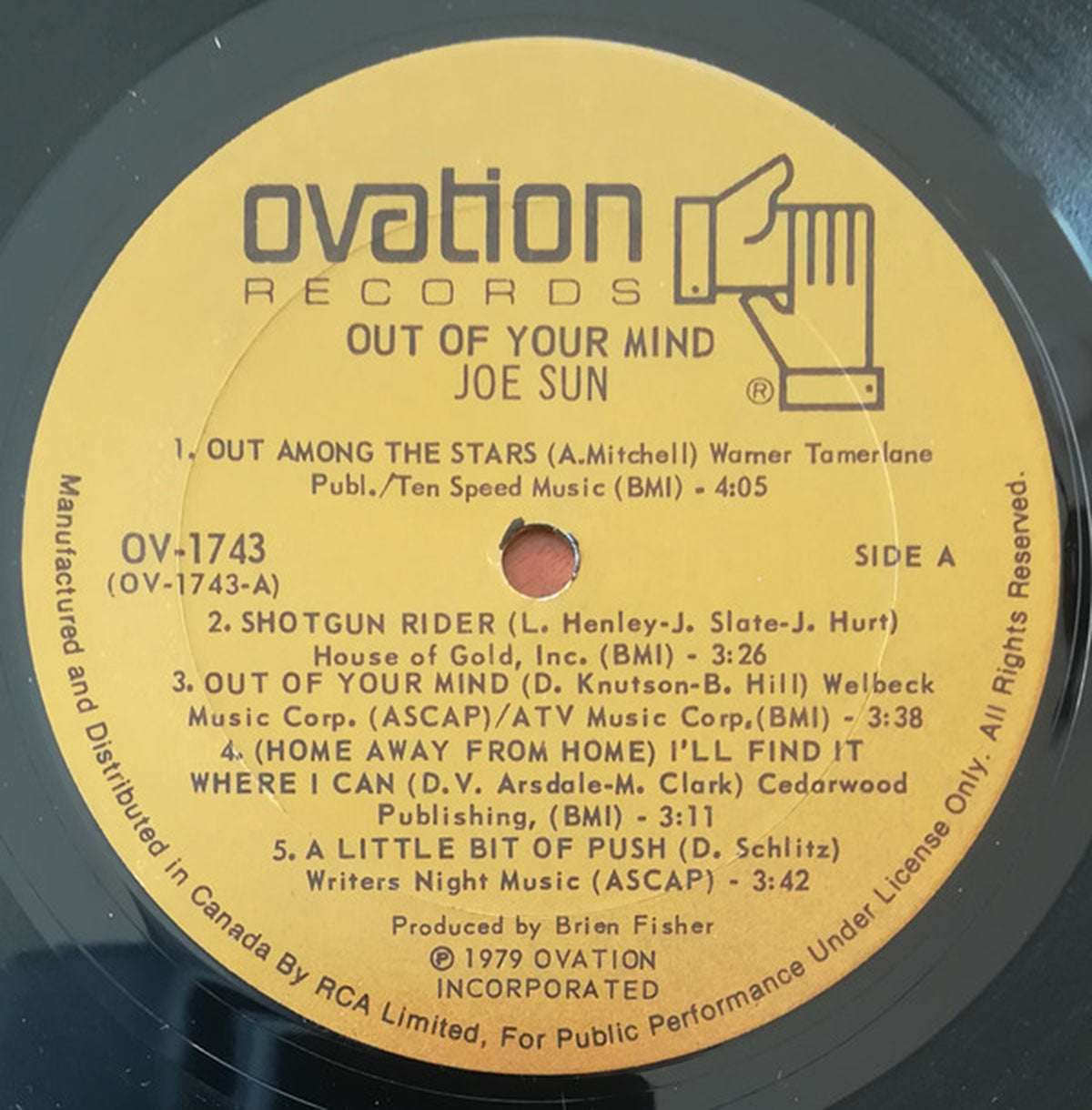 Joe Sun – Out Of Your Mind VinylPursuit.com