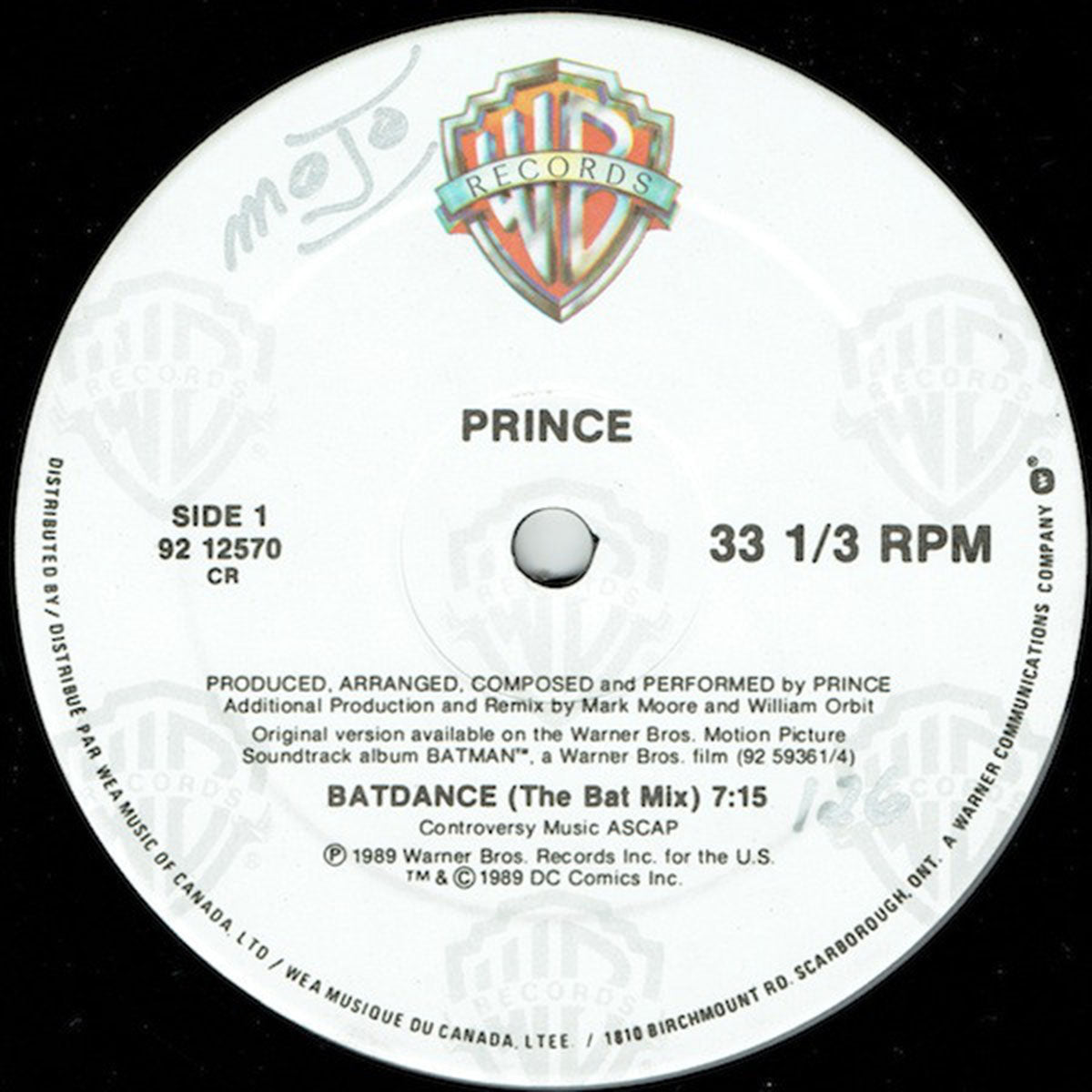 Prince – Batdance - 1989 VinylPursuit.com