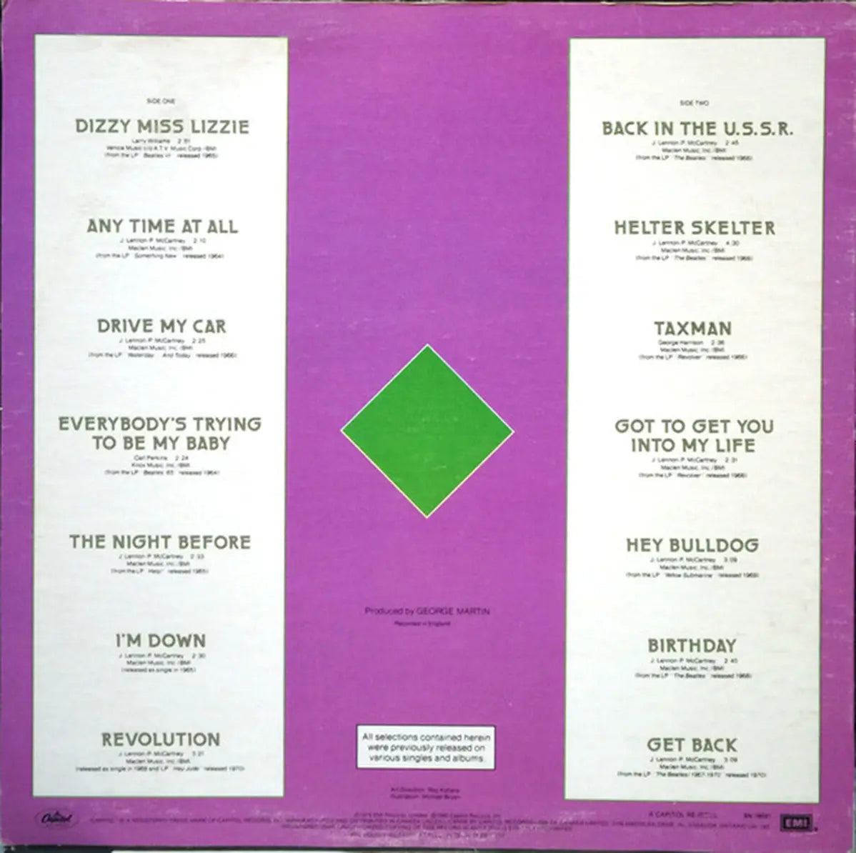 The Beatles – Rock 'n' Roll Music Volume 2 VinylPursuit.com