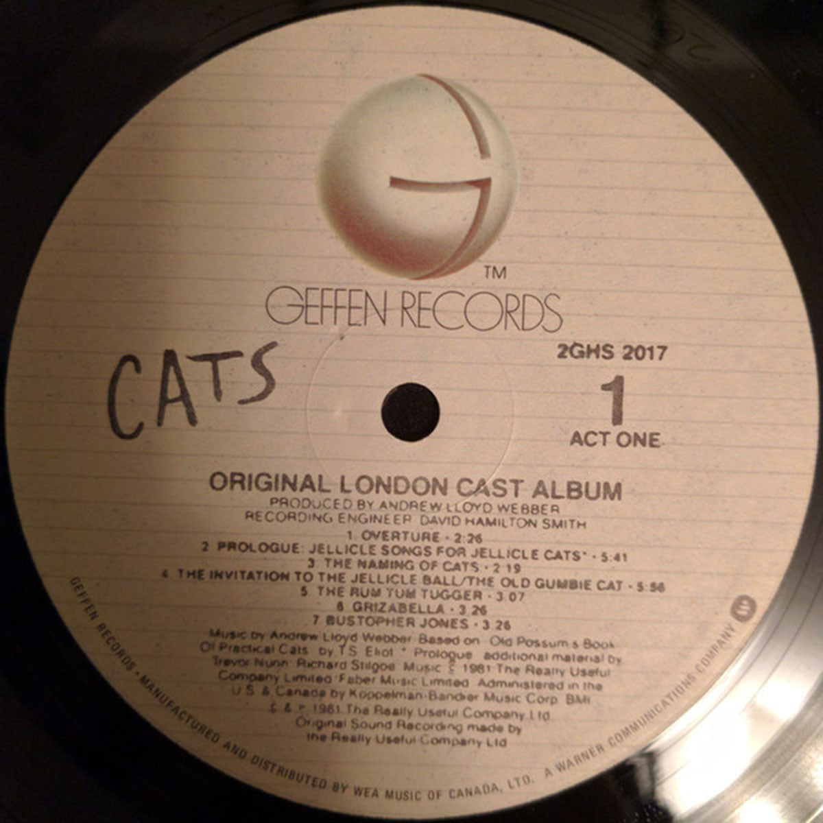 Cats - Andrew Lloyd Webber VinylPursuit.com