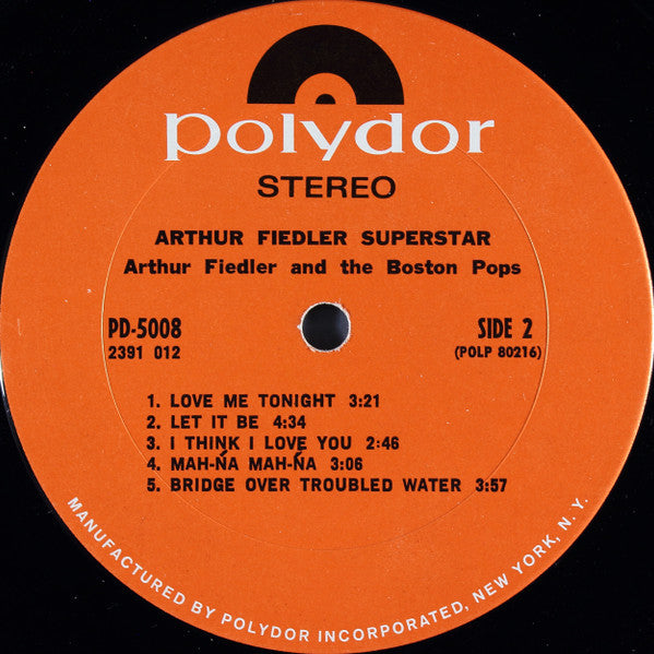 Arthur Fiedler And The Boston Pops – Arthur Fiedler US Pressing