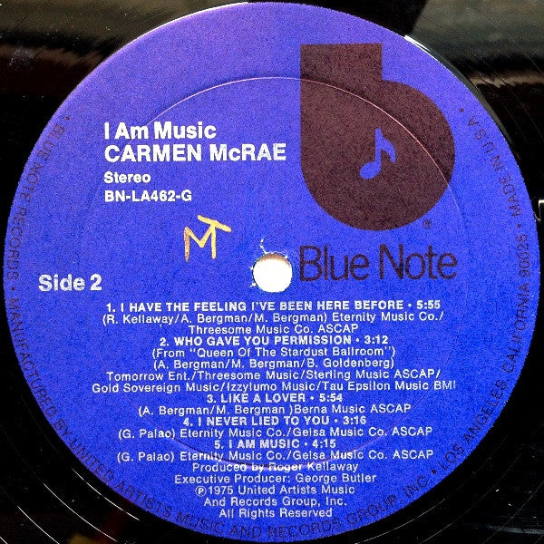 Carmen McRae – I Am Music - 1975US Pressing VinylPursuit.com