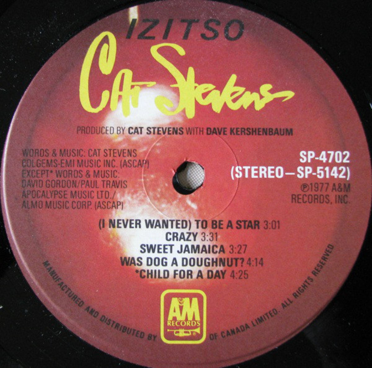 Cat Stevens – Izitso VinylPursuit.com
