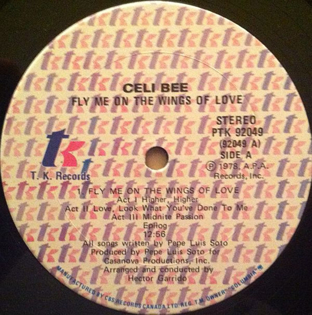 Celi Bee – Fly Me On The Wings Of Love Vinyl Pursuit Inc