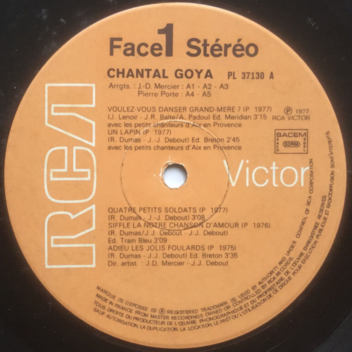 Chantal Goya – Voulez-Vous Danser Grand-Mere? / Allons Chanter Avec Mickey Pressing -Sealed - Rare VinylPursuit.com