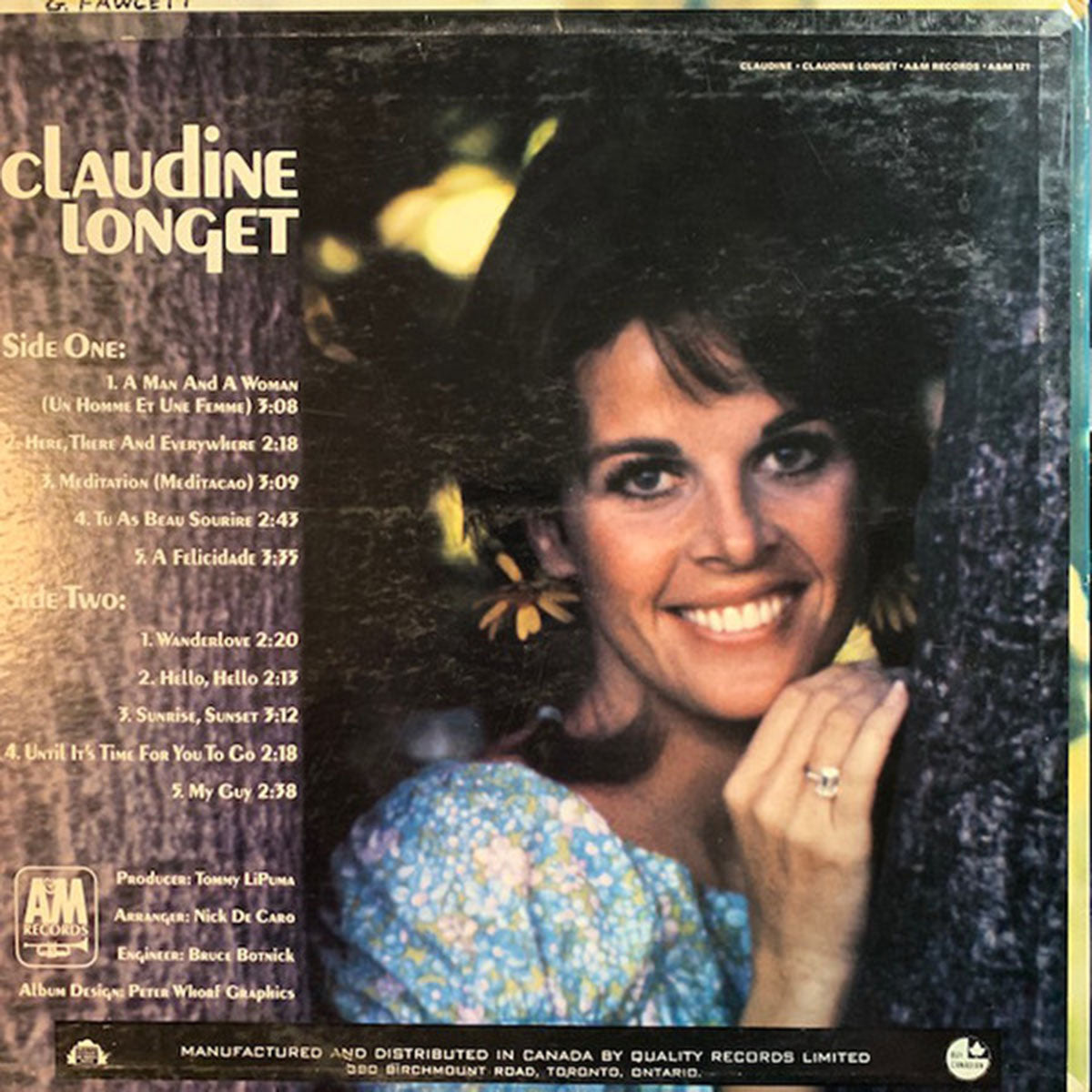Claudine Longet – Claudine - 1967 Mono Pressing VinylPursuit.com