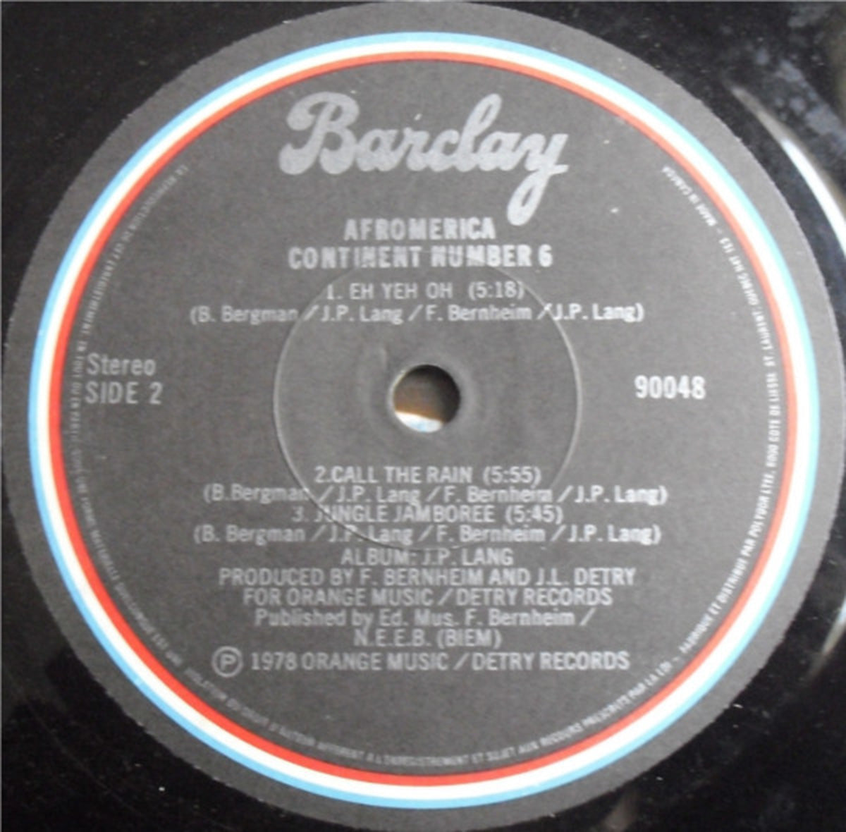 Continent Number 6 – Afromerica - 1978 Vinyl Pursuit Inc