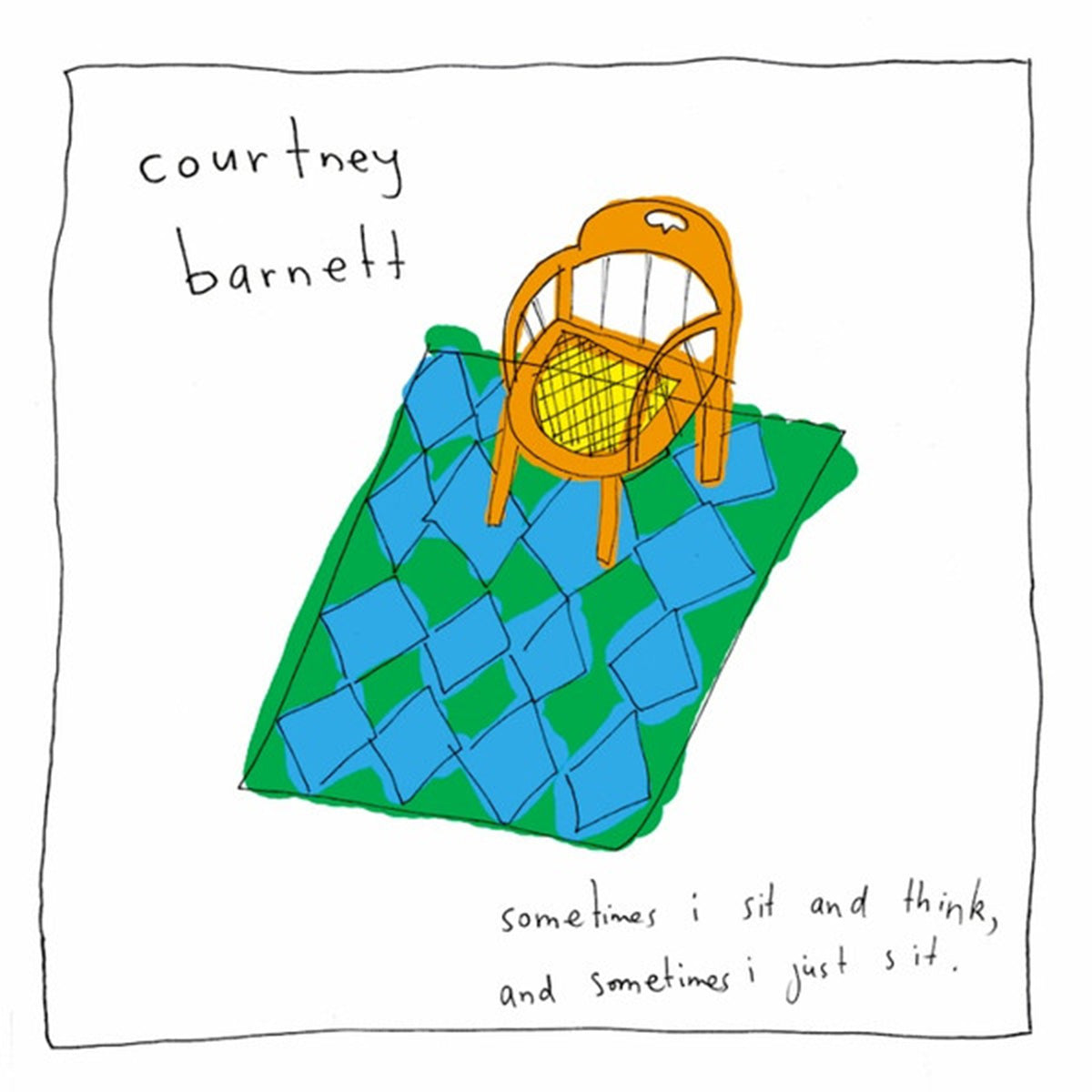 Courtney Barnett – Sometimes I Sit and Think and Sometimes I Just Sit - ORANGE VINYL Vinyl Pursuit Inc