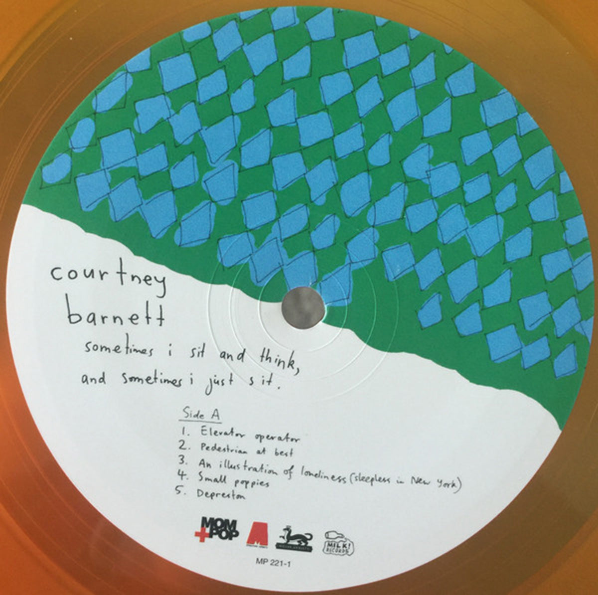 Courtney Barnett – Sometimes I Sit and Think and Sometimes I Just Sit - ORANGE VINYL Vinyl Pursuit Inc