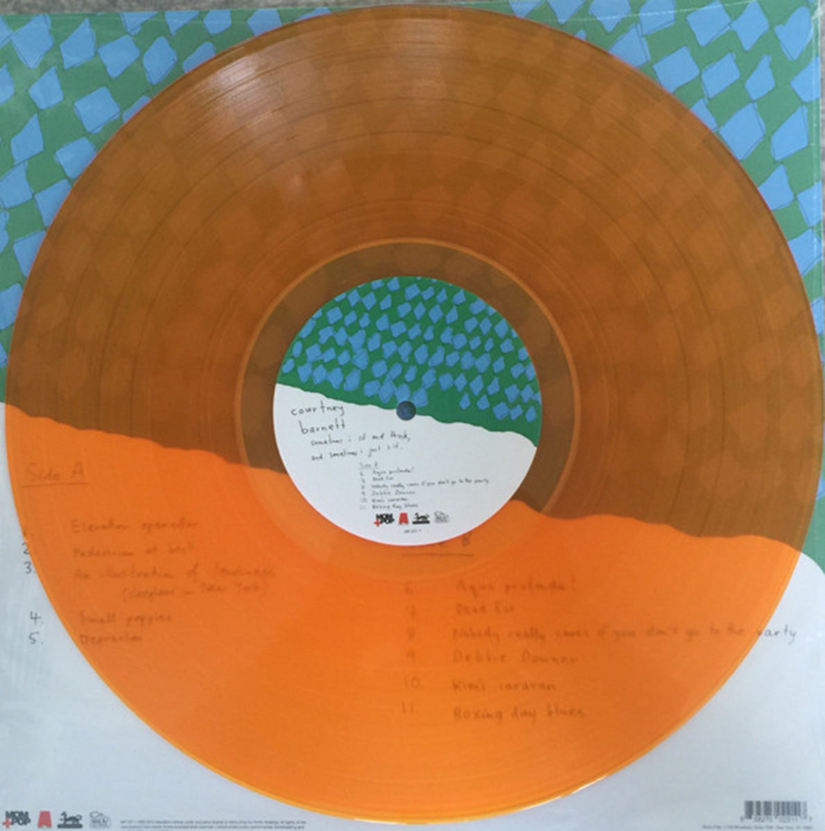 Courtney Barnett – Sometimes I Sit and Think and Sometimes I Just Sit - ORANGE VINYL Vinyl Pursuit Inc