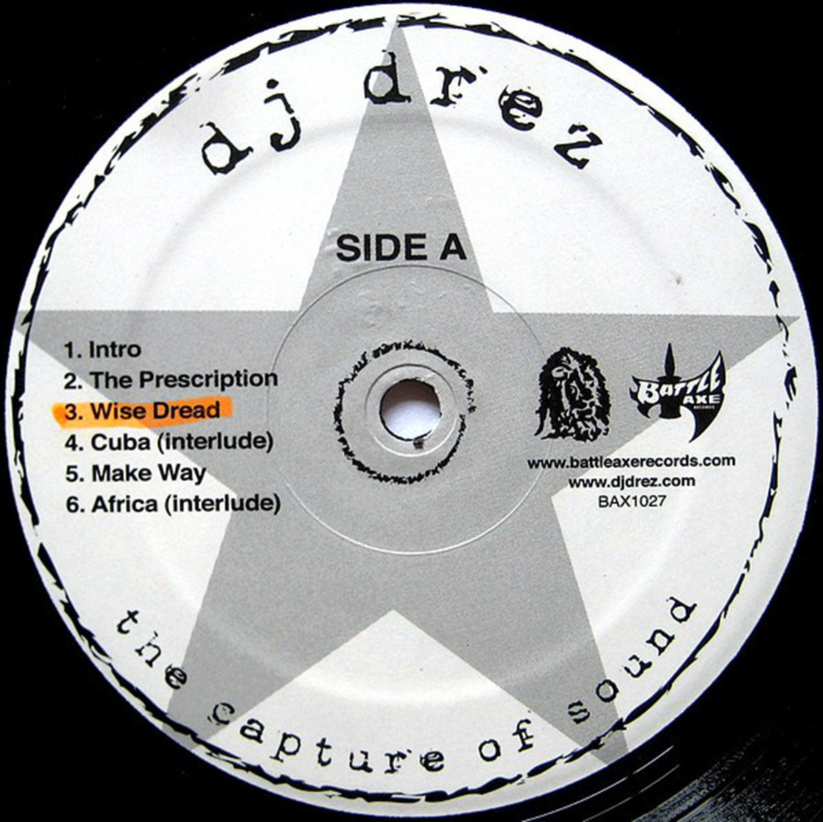 DJ Drez – The Capture Of Sound - US Pressing VinylPursuit.com