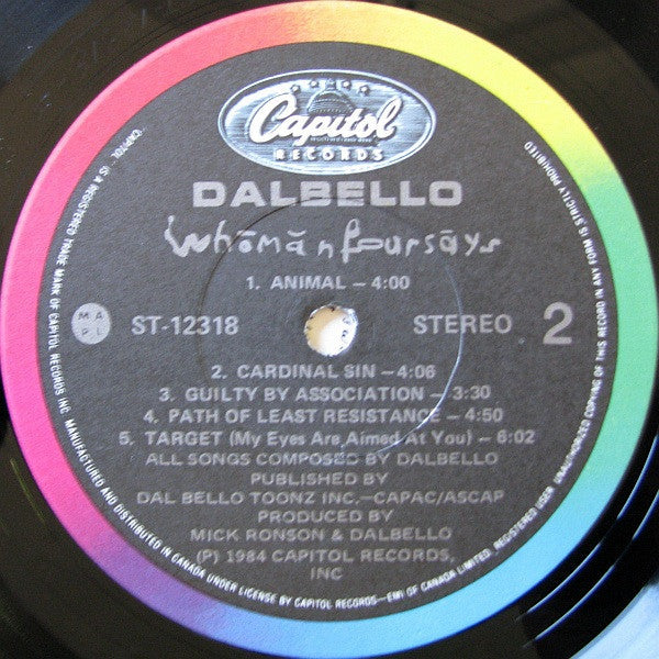 Dalbello – Who man four says - 1984 VinylPursuit.com
