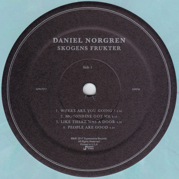 Daniel Norgren – Skogens Frukter - Numbered Blue Marble Vinyl VinylPursuit.com