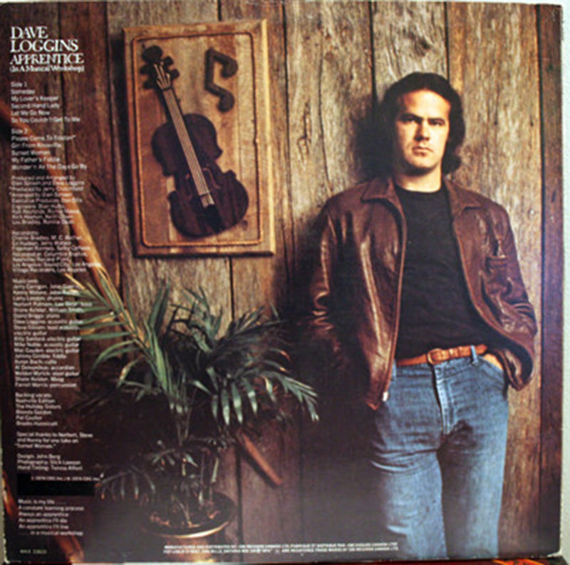 Dave Loggins – Apprentice (In A Musical Workshop) Vinyl Pursuit Inc