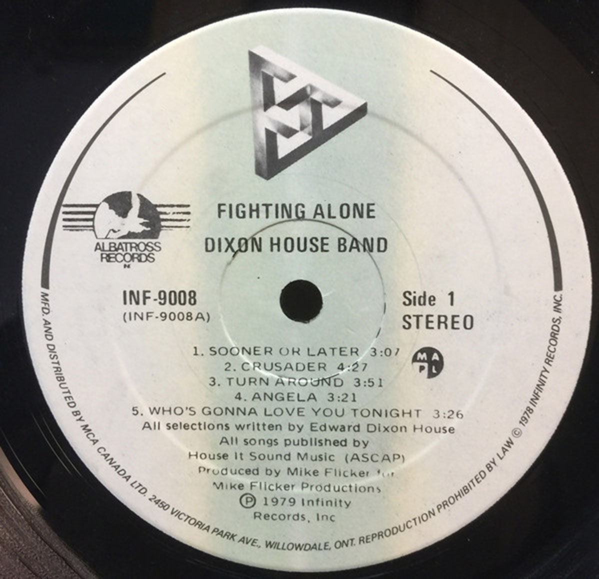 Dixon House Band – Fighting Alone VinylPursuit.com