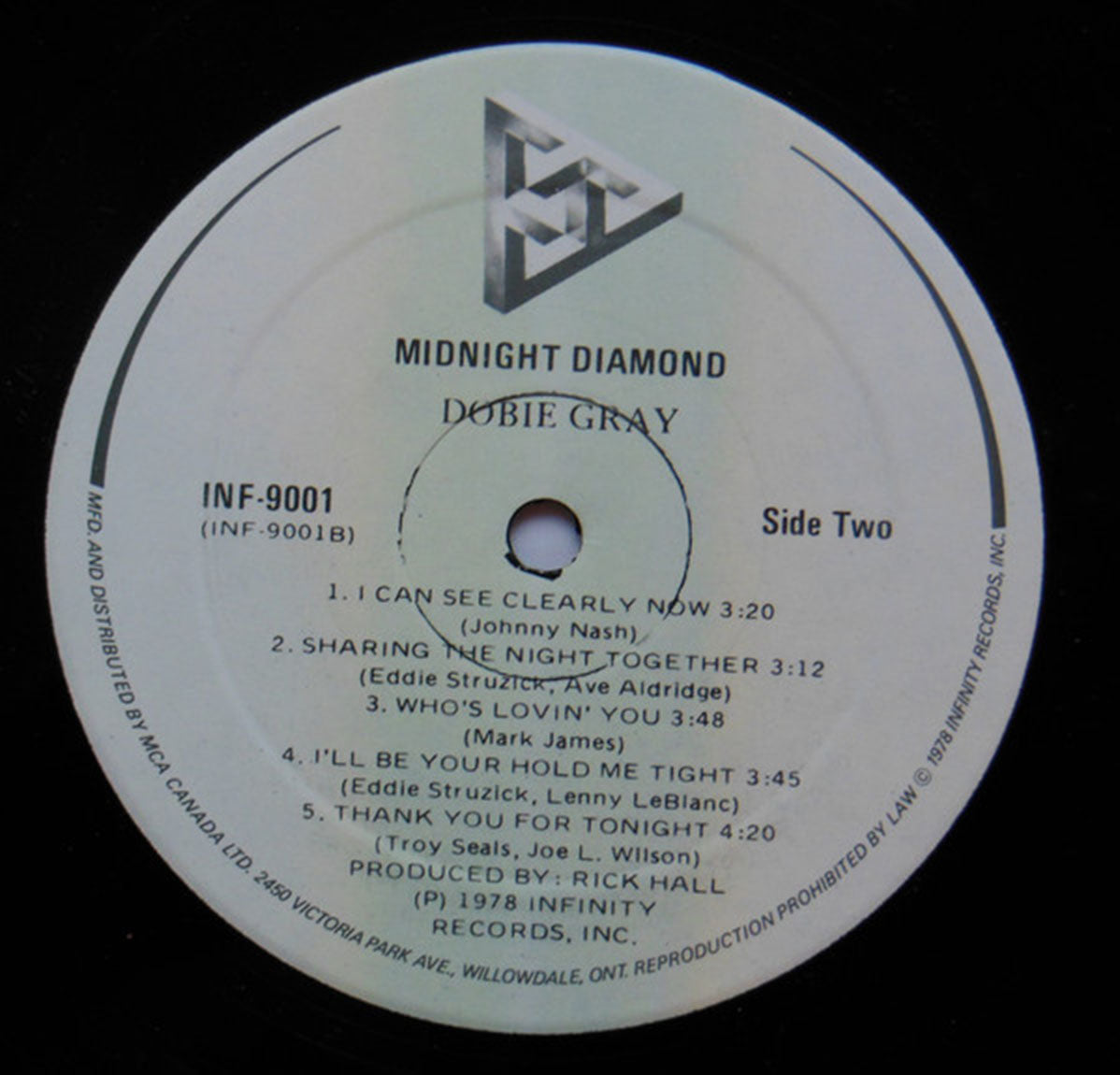 Dobie Gray – Midnight Diamond - 1978 Original - Bargain Bin! VinylPursuit.com