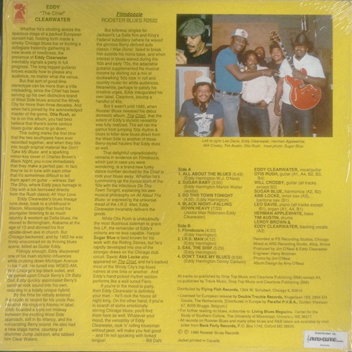 Eddy Clearwater – Flim Doozie VinylPursuit.com
