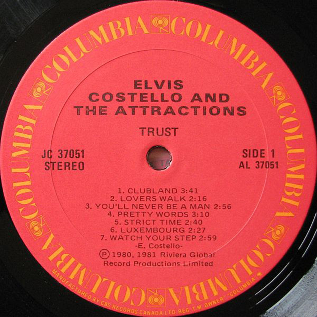 Elvis Costello and The Attractions – Trust VinylPursuit.com