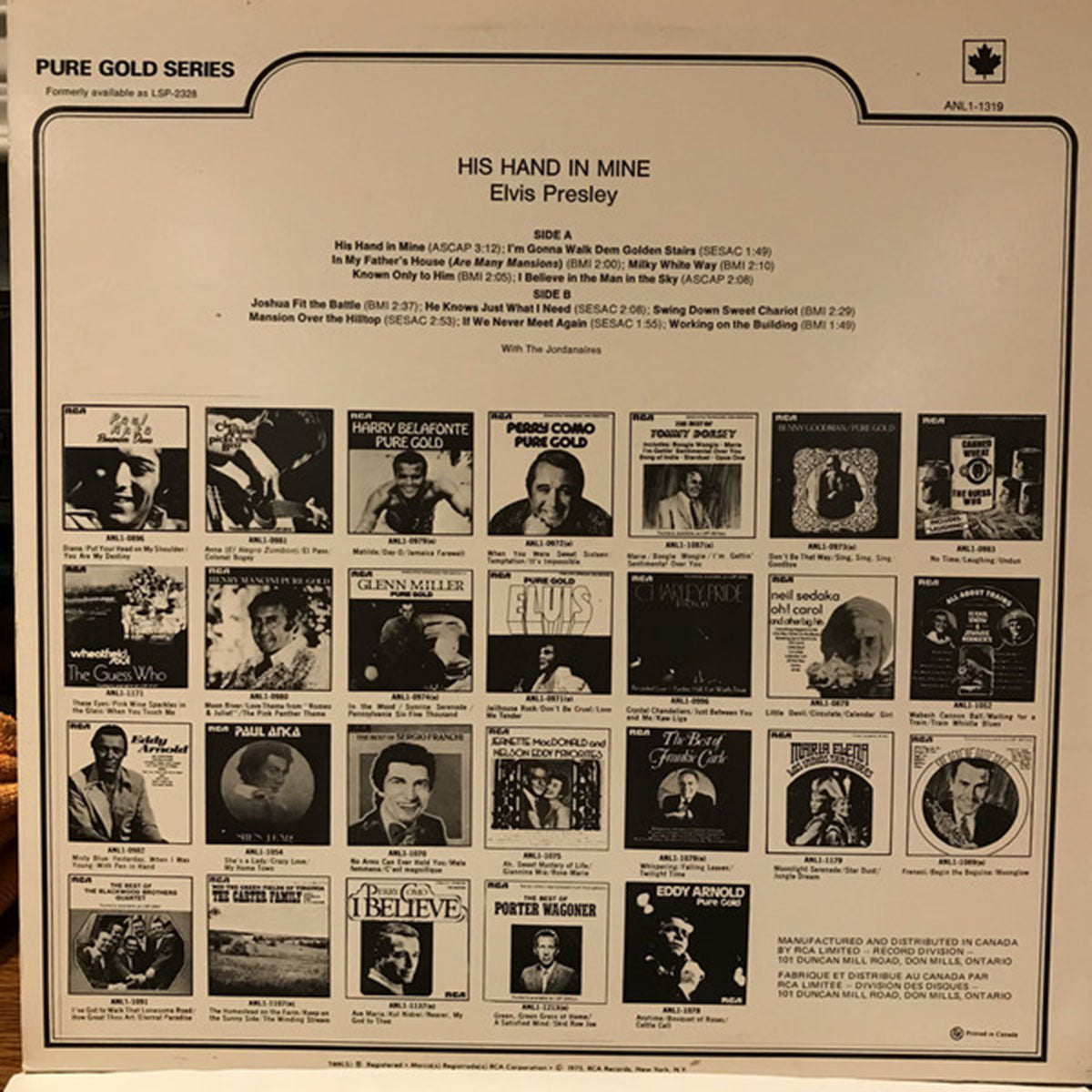 Elvis Presley – His Hand In Mine VinylPursuit.com