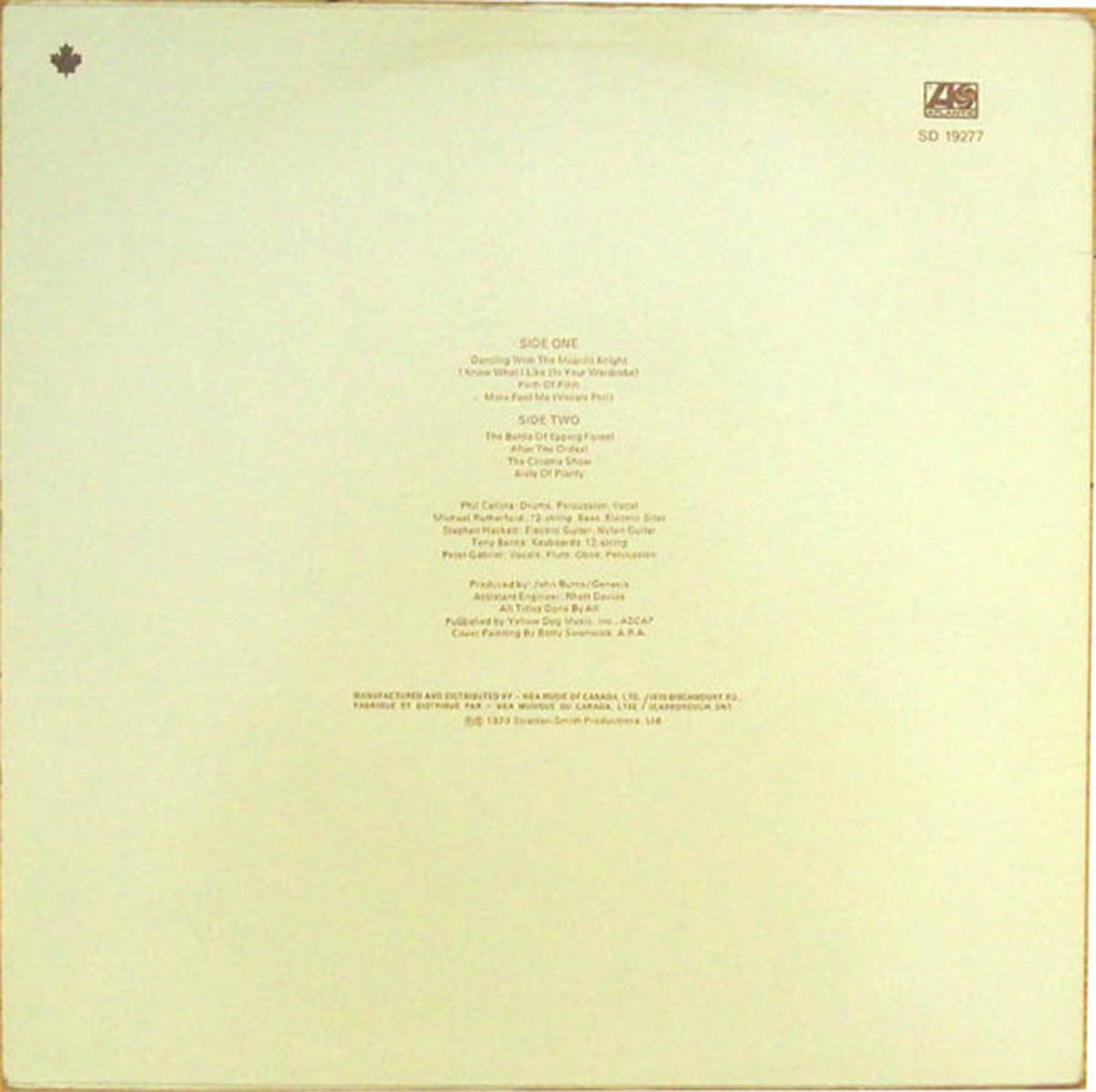 Genesis – Selling England By The Pound VinylPursuit.com