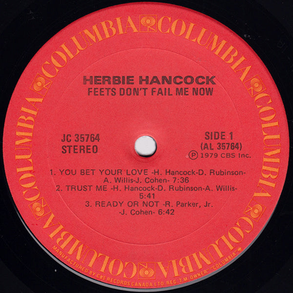 Herbie Hancock Feets Don't Fail Me Now Vinyl Pursuit Inc