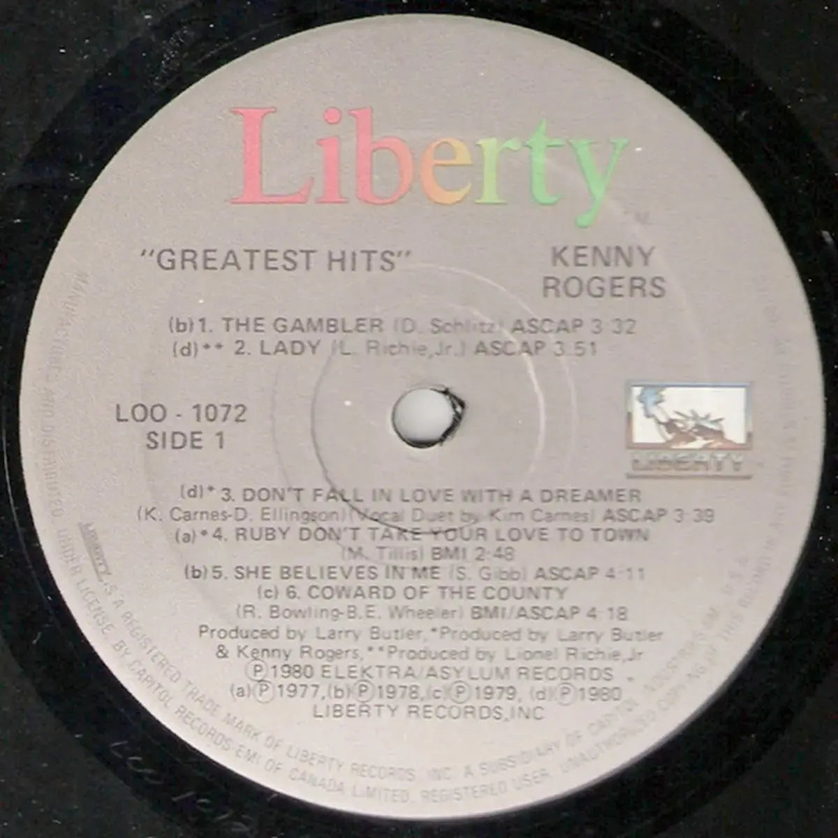 Kenny Rogers – Greatest Hits VinylPursuit.com