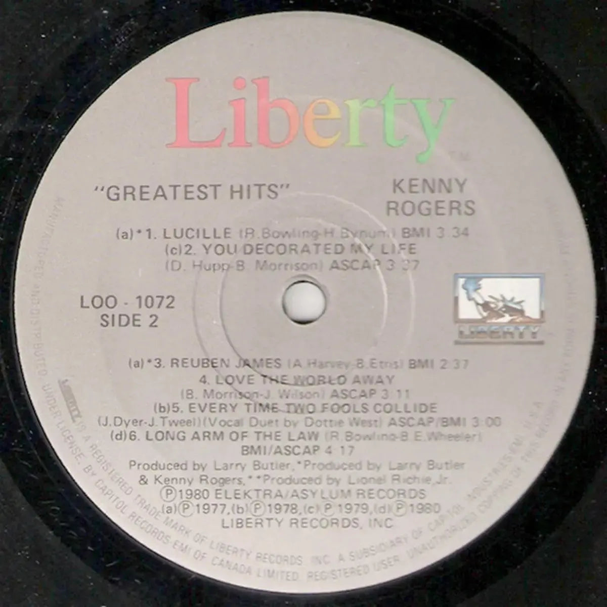 Kenny Rogers – Greatest Hits VinylPursuit.com