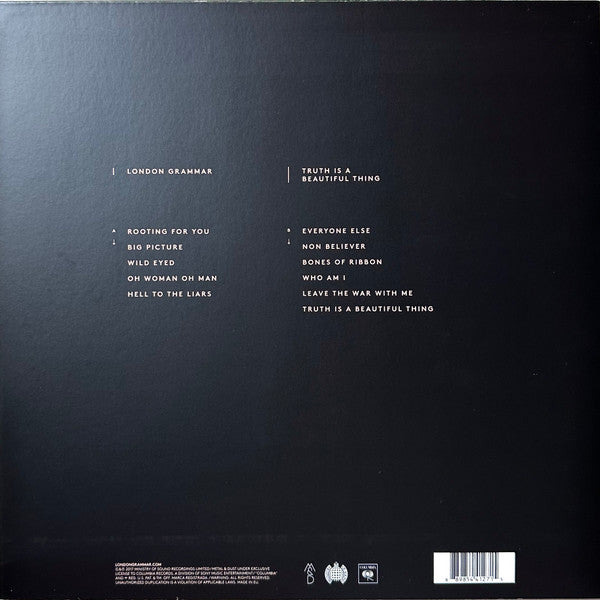London Grammar – Truth Is A Beautiful Thing - Rare VinylPursuit.com