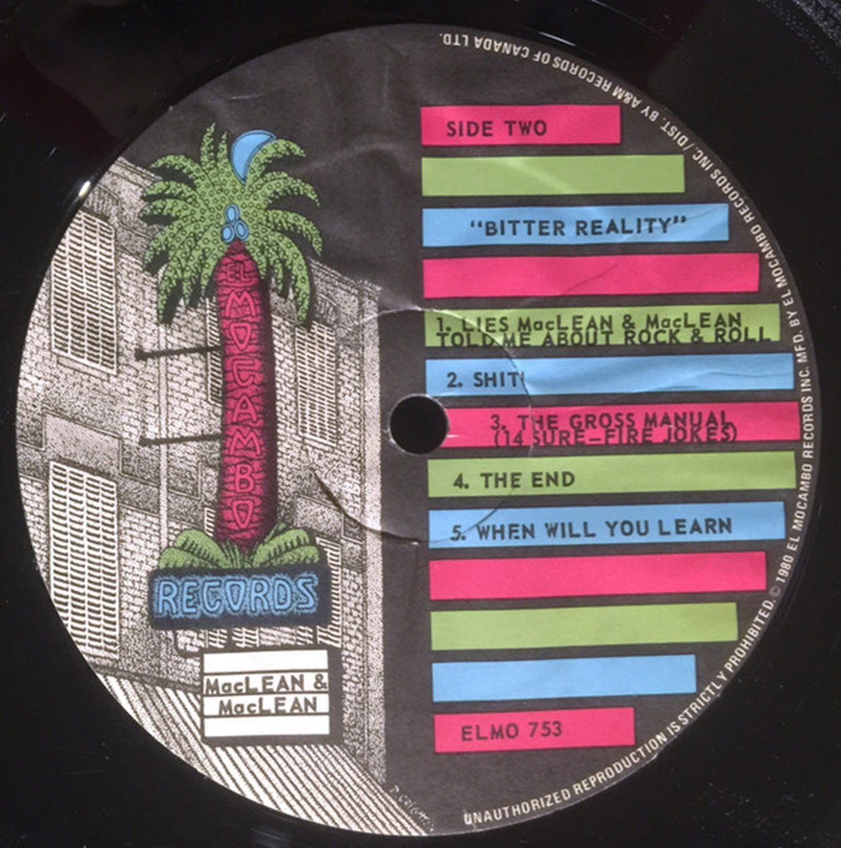 MacLean & MacLean – Bitter Reality - 1981 VinylPursuit.com