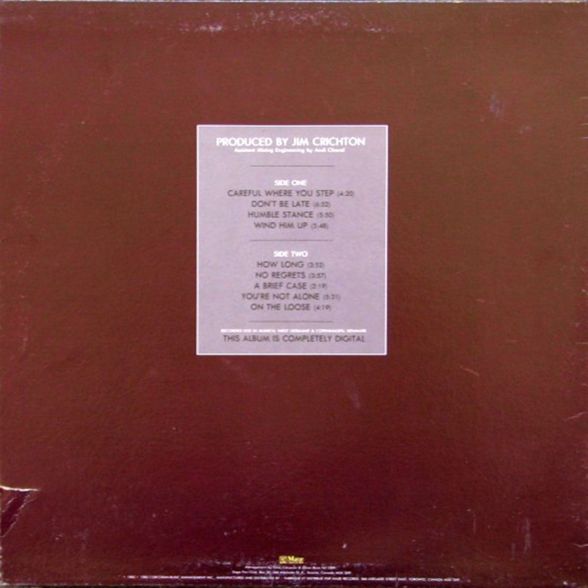 Saga – In Transit - 1982 Original VinylPursuit.com