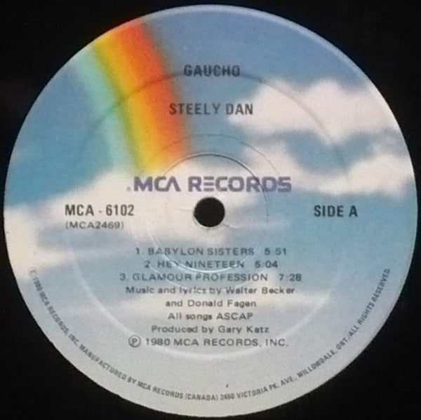 Steely Dan Gaucho Masterphile Series Rare Vinyl Pursuit Inc