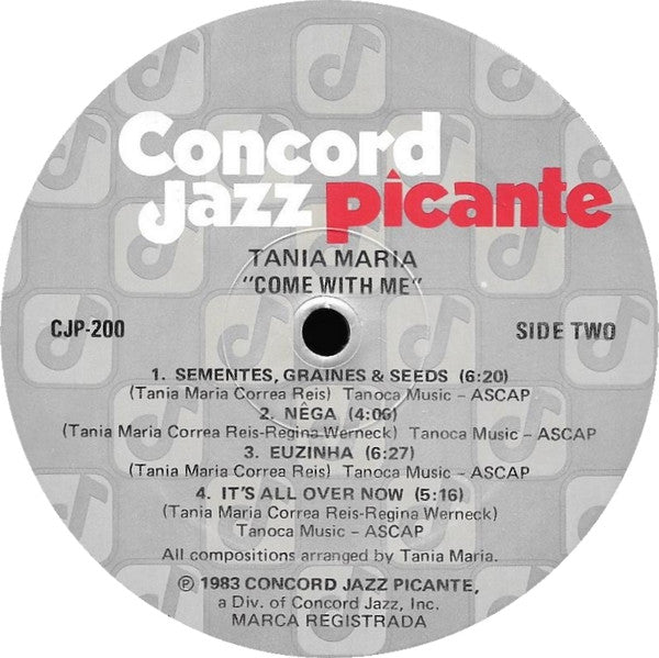 Tania Maria – Come With Me - 1983 US Pressing VinylPursuit.com