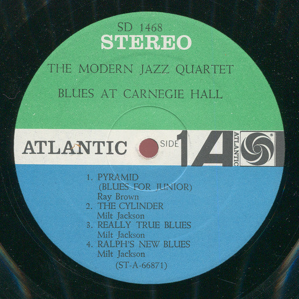 The Modern Jazz Quartet – Blues At Carnegie Hall - 1966 US Pressing VinylPursuit.com