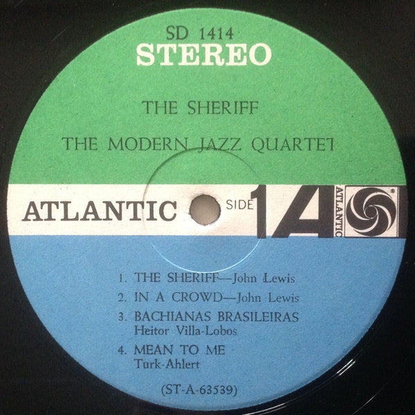 The Modern Jazz Quartet – The Sheriff - 1964 US Pressing VinylPursuit.com