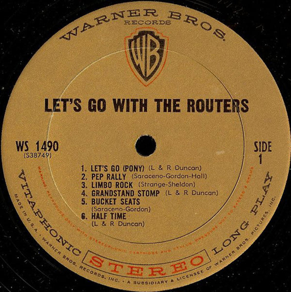 The Routers Let's Go! With The Routers US Pressing Vinyl Pursuit Inc