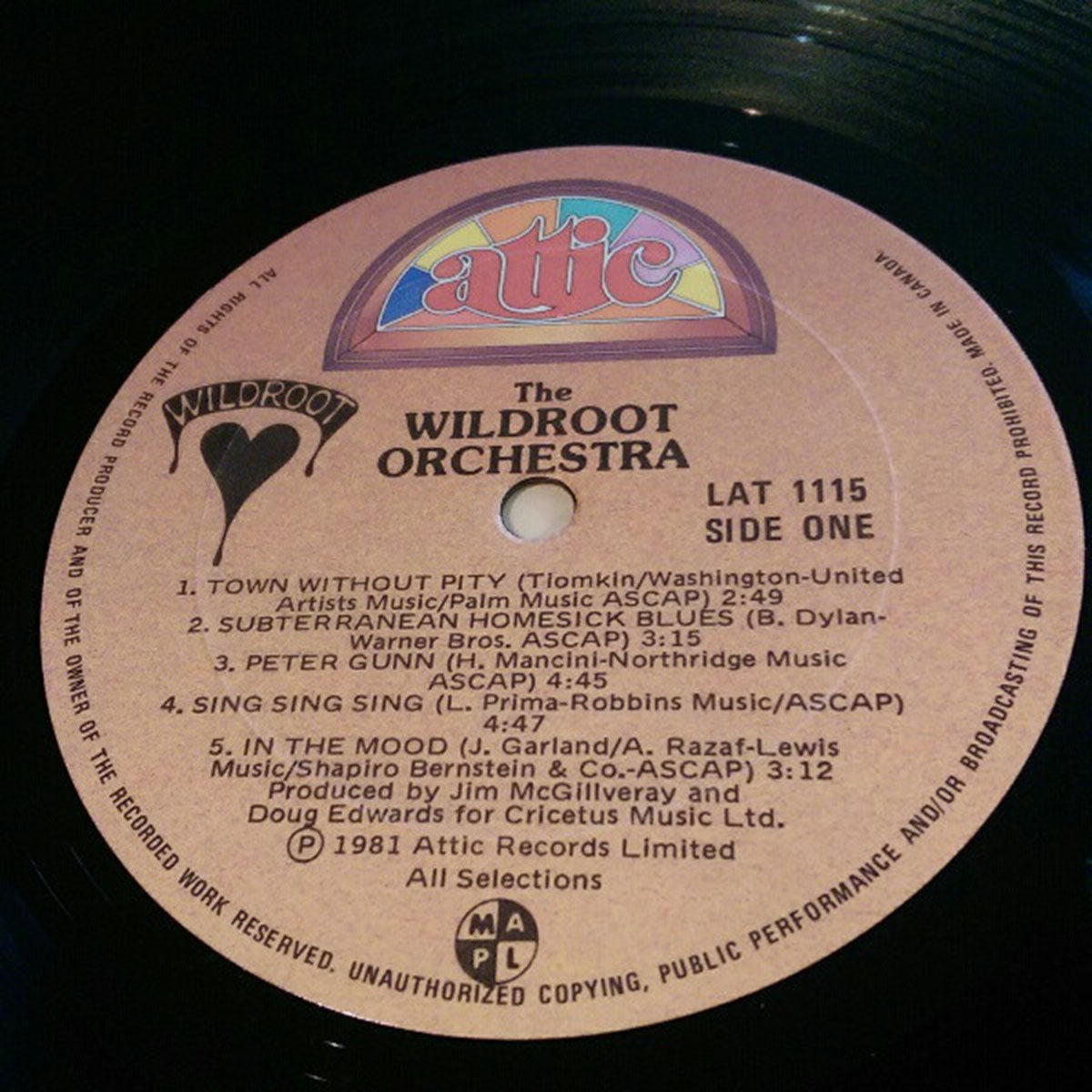 The Wildroot Orchestra – The Wildroot Orchestra VinylPursuit.com