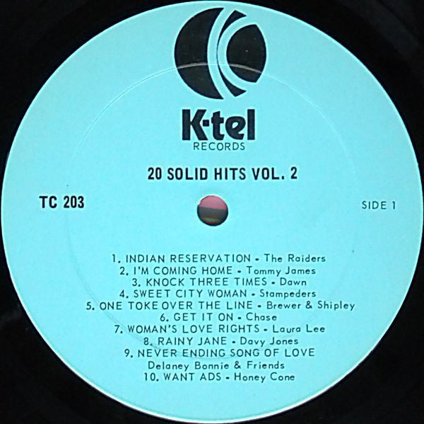 Various – 20 Solid Hits Volume II - 1971 Original VinylPursuit.com