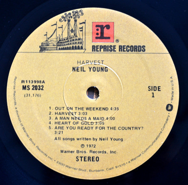 Neil Young – Harvest - 1972 US Pressing