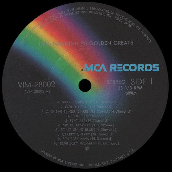 Neil Diamond – 20 Golden Greats - 1978 Japanese Orignal