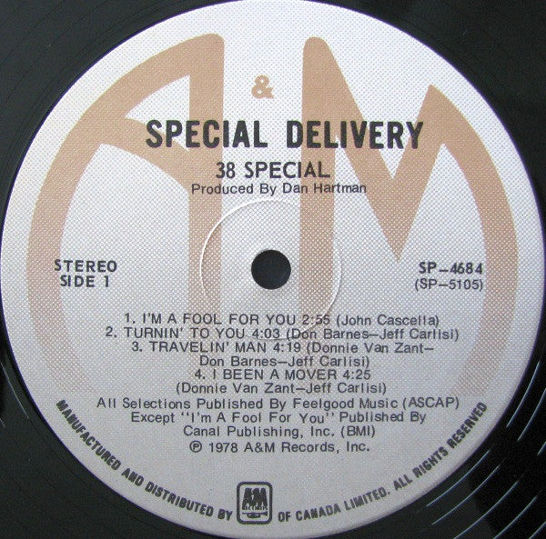 38 Special – Special Delivery - 1978 Original