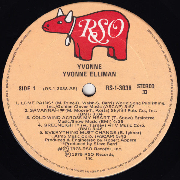 Yvonne Elliman – Yvonne - 1979
