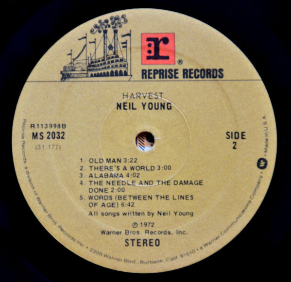 Neil Young – Harvest - 1972 US Pressing
